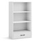 Storage Bookshelf with Drawer and 3 Open Shelves for Study or Bedroom